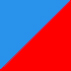 Цвет: Красно-голубой